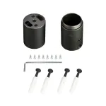 Arlight Крепление MOONLIGHT-VT-CEILING-DL-D25 Black Металл 048401