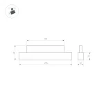 Светильник MAG-ORIENT-LASER-L235-8Вт Warm2700 BK 24 deg 48В Arlight IP20 049996