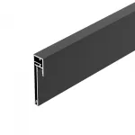 Профиль PLINTUS-H54B-2000 BLACK Arlight Алюминий 046140