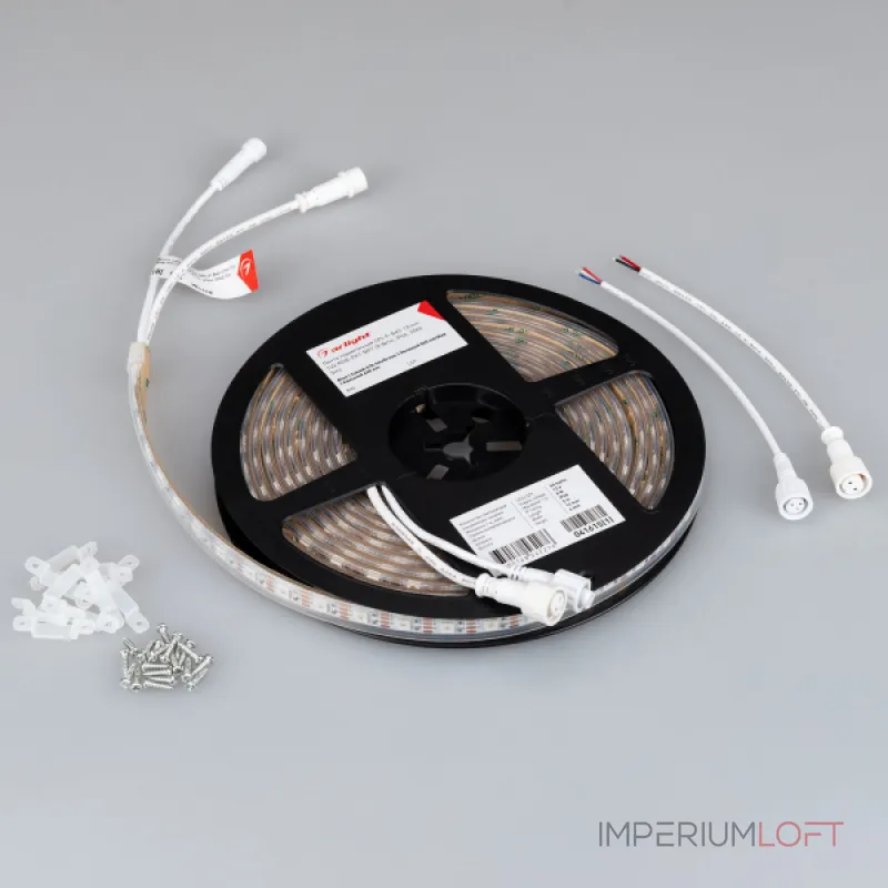 Лента герметичная SPI-P-B60-12mm 12В RGB-PX1-BPT 8 В/м IP66 5060 5м Arlight 041615(1)
