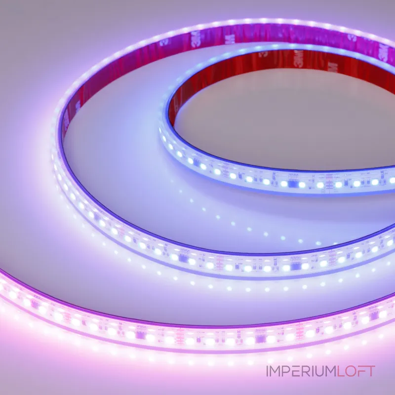 Arlight Лента герметичная SPI-PS-A120-12mm 24В RGB-PX6-BPT 23 В/м IP67 2835 5м 049452
