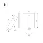 Arlight Светильник SP-READER-S60x86-3Вт Warm3000 WH 20 deg 230В IP20 052939