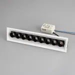 Arlight Светильник MS-ORIENT-BUILT-TURN-TC-S67x300-20Вт Warm3000 BK-BK 30 deg 230В IP20 037210