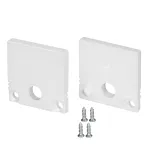 Заглушка SL-SLIM20-H20 WHITE с отверстием Arlight 047634