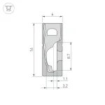 Силиконовый профиль WPH-FLEX-0616-SIDE-S9-5м BLACK Arlight Силикон 045788
