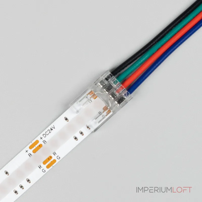 Arlight Коннектор COB-RGB-10mm-4pin-STW-L150 Лента-Провод 042064