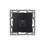 Arlight Механизм компьютерной розетки SCT-MPC1-PL-BK RJ-45 CAT6 045334