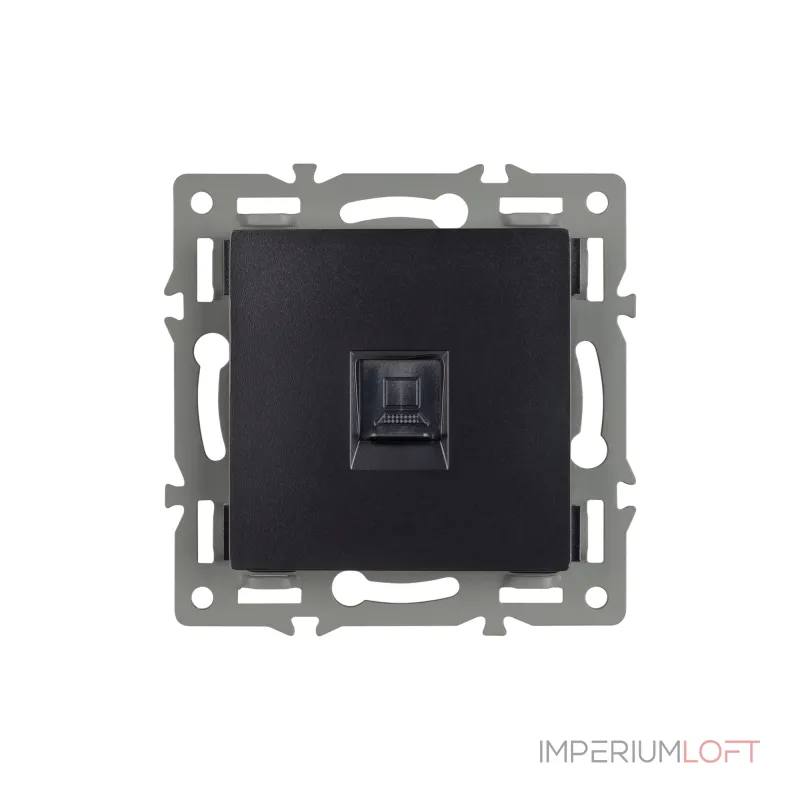 Arlight Механизм компьютерной розетки SCT-MPC1-PL-BK RJ-45 CAT6 045334 Arlight Механизм компьютерной розетки SCT-MPC1-PL-BK RJ-45 CAT6 045334