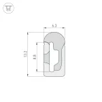 Arlight Силиконовый профиль WPH-FLEX-0613-SIDE-S8-5м WHITE Силикон 040265