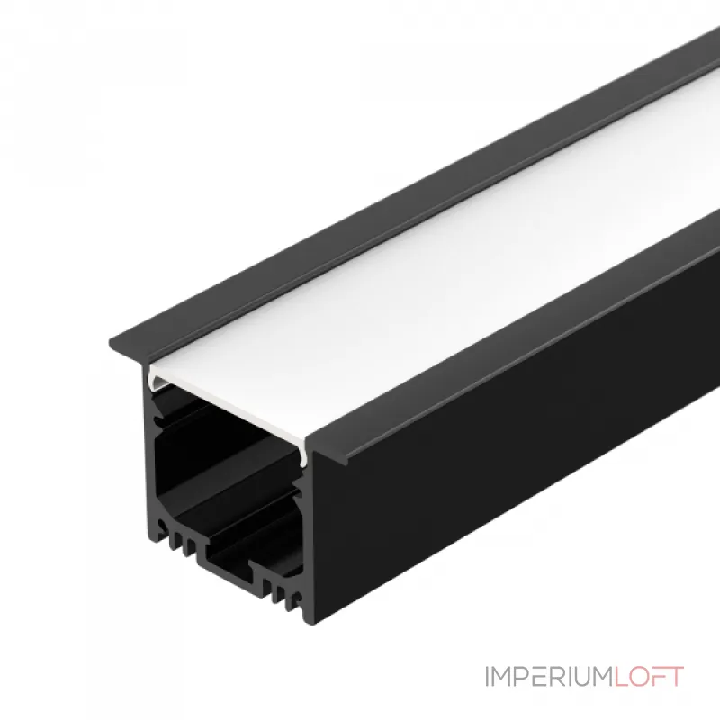 Arlight Профиль SL-LINIA49M-F-2000 BLACK Алюминий 036513