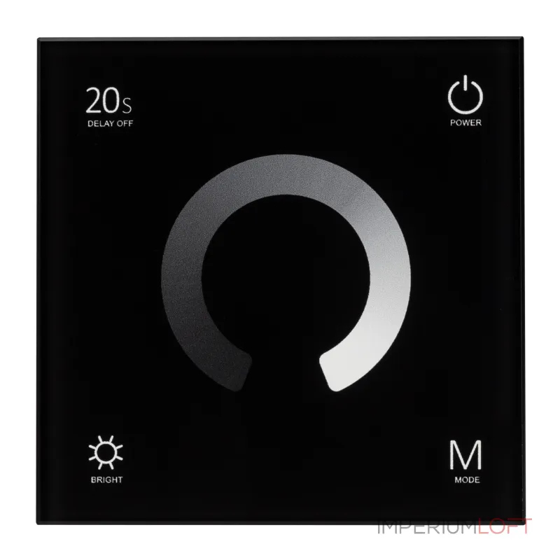Arlight Панель SMART-P4-DIM-G-IN Black 12-24В 4x3A Sens 2.4G IP20 034778 Arlight Панель SMART-P4-DIM-G-IN Black 12-24В 4x3A Sens 2.4G IP20 034778