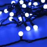 Arlight Светодиодная гирлянда ARD-BALL-CLASSIC-D13-10000-BLACK-100LED BLUE 230В 7Вт Ardecoled IP65 025570