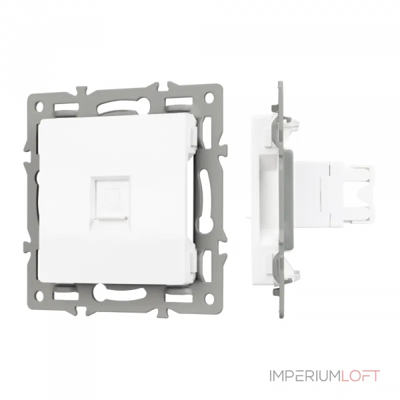 Arlight Механизм компьютерной розетки SCT-MPC1-PL-WH RJ-45 CAT6 045301