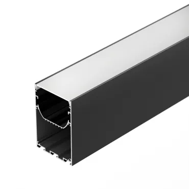 Профиль LINE-S-5075-2000 BLACK Arlight Алюминий 041847