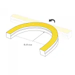 Лента герметичная MOONLIGHT-SIDE-X280-16x16mm 24В Day4000 10 В/м IP67 15м Arlight Вывод боковой 044244