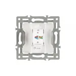 Arlight Механизм компьютерной розетки SCT-MPC1-PL-WH RJ-45 CAT6 045301