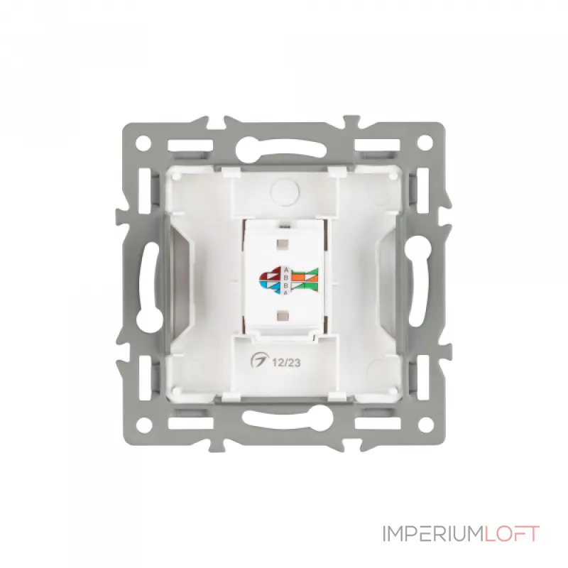 Arlight Механизм компьютерной розетки SCT-MPC1-PL-WH RJ-45 CAT6 045301