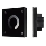 Arlight Панель SMART-P4-DIM-G-IN Black 12-24В 4x3A Sens 2.4G IP20 034778