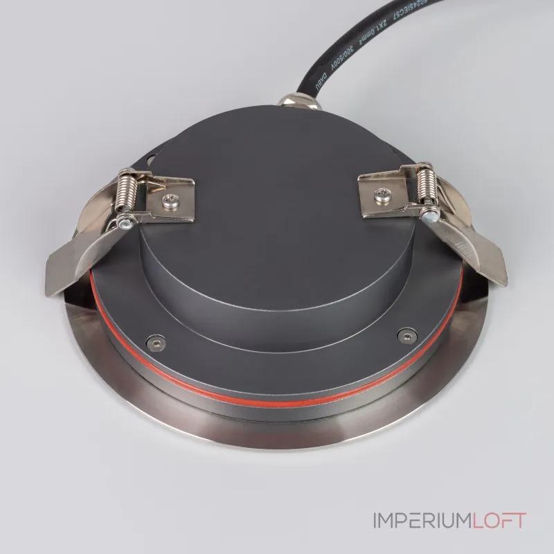 Arlight Светильник ART-GROUND-SLIM-R130-9Вт Warm3000 SL 30 deg 24В IP67 038165