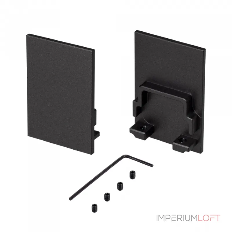 Заглушка SL-COMFORT-3551 BLACK глухая Arlight Металл 031794(1)