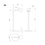 Arlight Светильник SP-OTTORI-TAB-6Вт Warm3000 BK 30 deg 230В IP20 051020