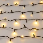 Arlight Светодиодная гирлянда ARD-STRING-CLASSIC-1000-BLACK-100LED-PULSE Warm 230В 7Вт Ardecoled IP65 031649