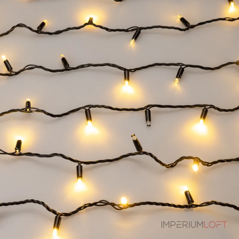 Arlight Светодиодная гирлянда ARD-STRING-CLASSIC-1000-BLACK-100LED-PULSE Warm 230В 7Вт Ardecoled IP65 031649 Arlight Светодиодная гирлянда ARD-STRING-CLASSIC-1000-BLACK-100LED-PULSE Warm 230В 7Вт Ardecoled IP65 031649