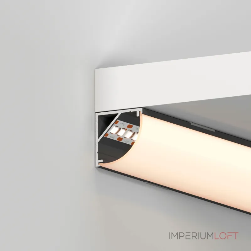 Arlight Профиль SL-KANT-H20-2000 BLACK Алюминий 049016