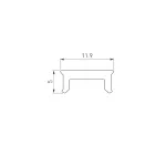 Arlight Экран FANTOM-W12-10000 SILICONE Силикон 051690