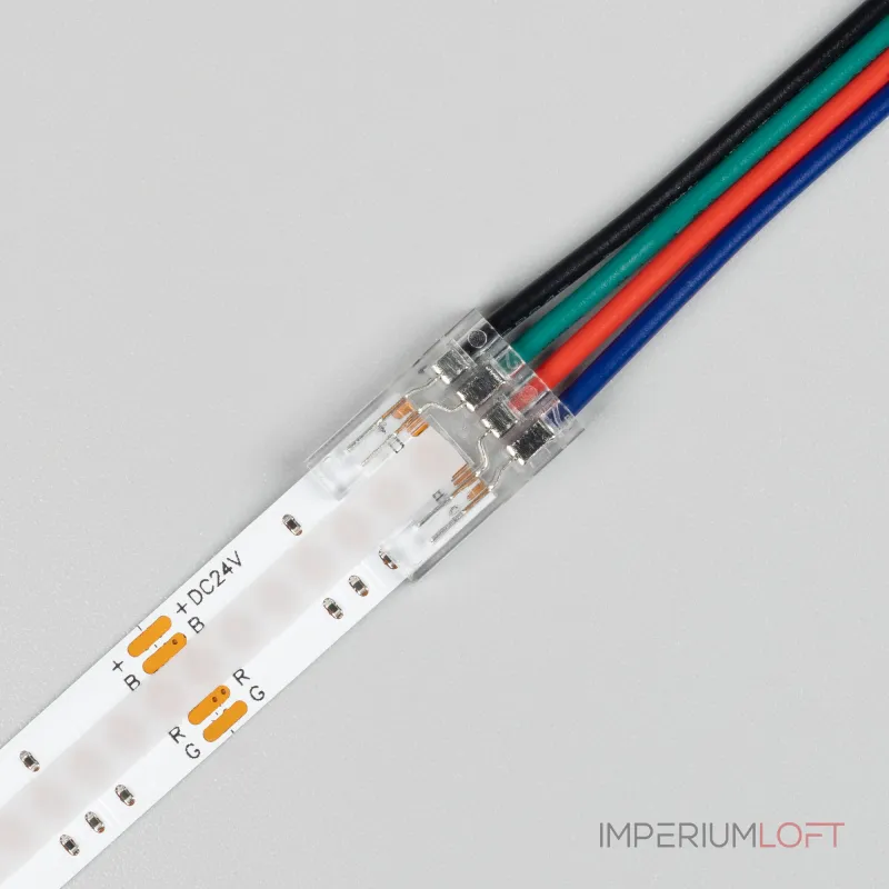 Arlight Коннектор COB-RGB-10mm-4pin-STW-L150 Лента-Провод 042064