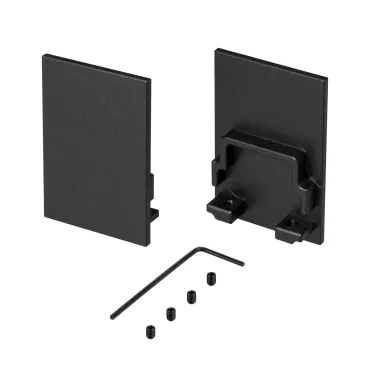Заглушка SL-COMFORT-3551 BLACK глухая Arlight Металл 031794(1)