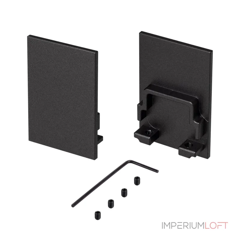 Заглушка SL-COMFORT-3551 BLACK глухая Arlight Металл 031794(1)