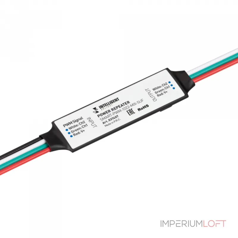 Arlight INTELLIGENT ARLIGHT Усилитель SMART-PWM-1022-MIX-SUF 12-24В 2x2.5A IARL IP20 037407 Arlight INTELLIGENT ARLIGHT Усилитель SMART-PWM-1022-MIX-SUF 12-24В 2x2.5A IARL IP20 037407