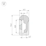 Arlight Силиконовый профиль WPH-FLEX-0613-SIDE-S8-5м WHITE Силикон 040265