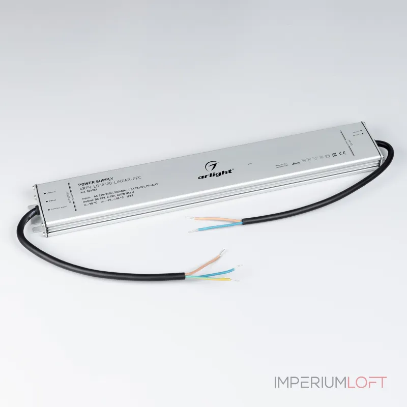 Arlight Блок питания ARPV-LG48400-LINEAR-PFC 48В 8.33A 400Вт IP67 036959 Arlight Блок питания ARPV-LG48400-LINEAR-PFC 48В 8.33A 400Вт IP67 036959