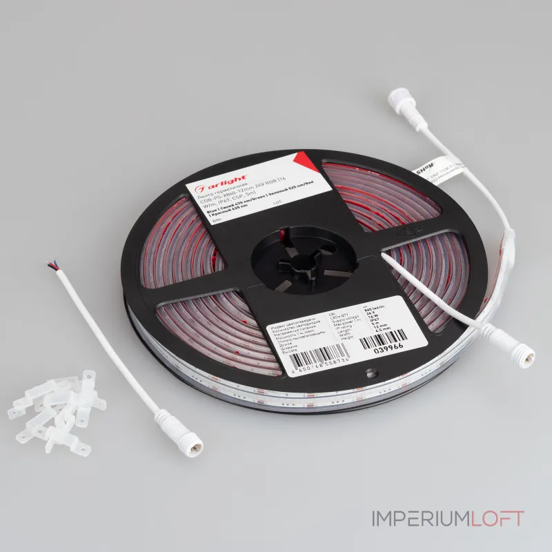 Arlight Лента герметичная COB-PS-X840-12mm 24В RGB 16 В/м IP67 CSP 5м 039966