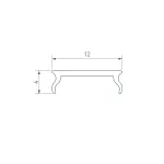 Arlight Экран CLEAR-B прозрачный для PDS MIC 017449(1)