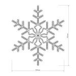 Arlight Фигура ARD-SNOWFLAKE-M3-920x920-432LED White 230В 30Вт Ardecoled IP65 025306