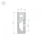 Силиконовый профиль WPH-FLEX-0616-SIDE-S9-5м BLACK Arlight Силикон 045788
