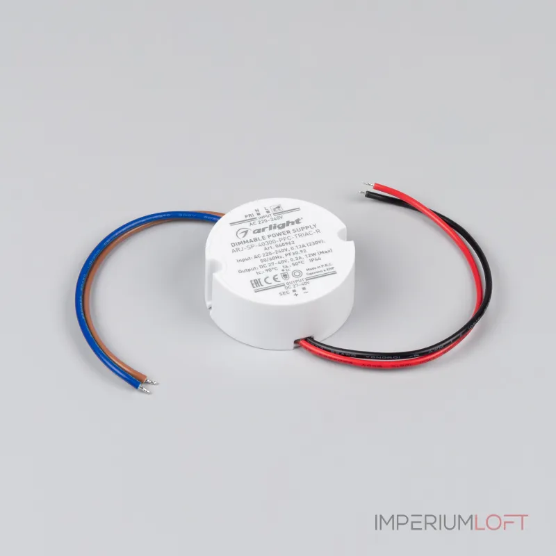 Arlight Блок питания ARJ-SP-40300-PFC-TRIAC-R 12Вт 27-40В 300mA IP44 040962