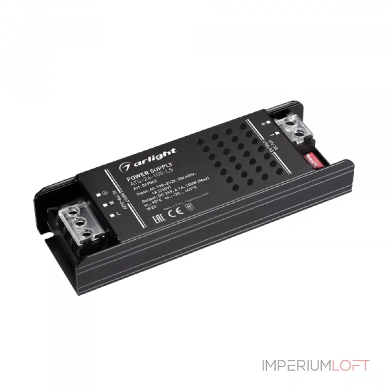 Arlight Блок питания ATS-24-100-LS 24В 4.1A 100Вт IP20 Сетка 049063