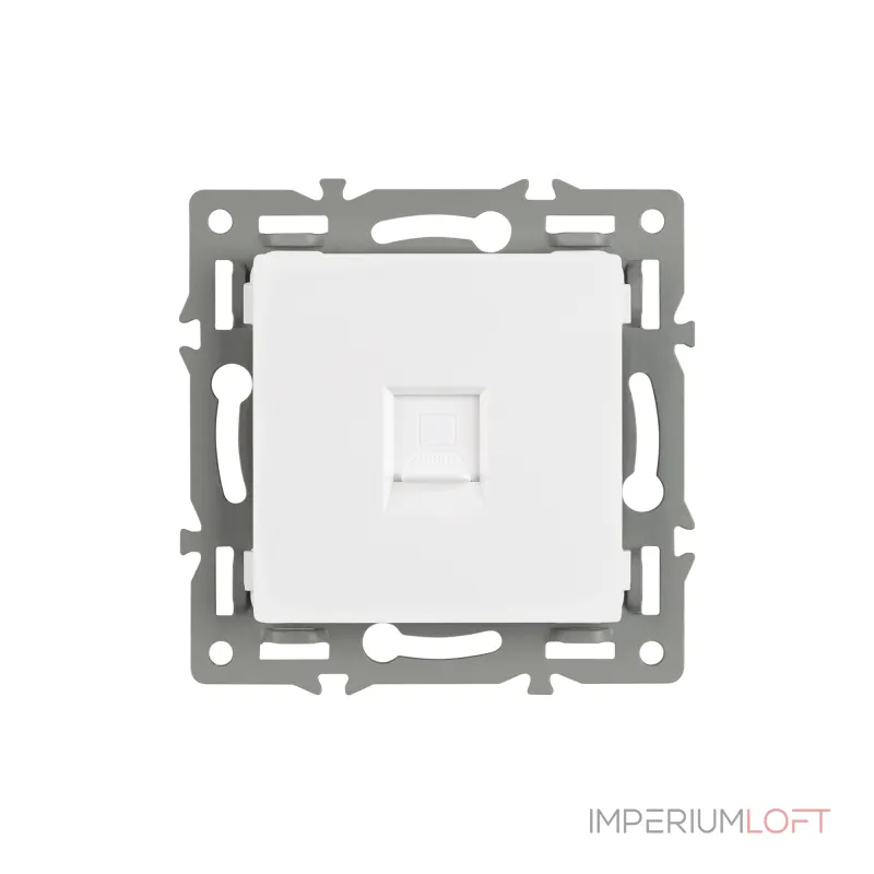 Arlight Механизм компьютерной розетки SCT-MPC1-PL-WH RJ-45 CAT6 045301