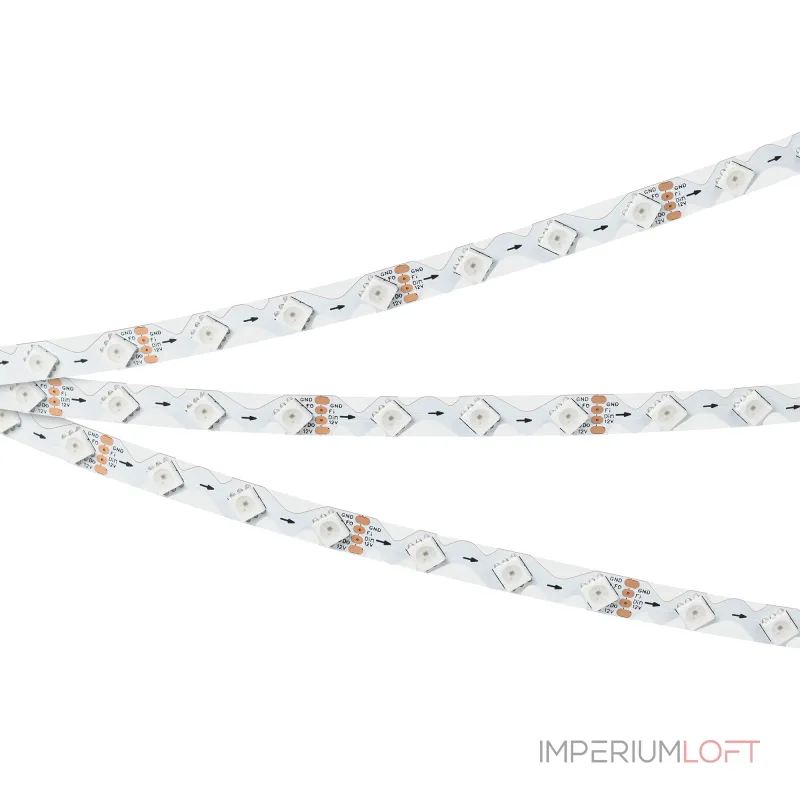 Arlight Лента SPI-RZ-B60-8mm 12В RGB-PX1-BPT 9 В/м IP20 5060 5м 047382