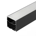 Профиль LINE-S-7575-2000 BLACK Arlight Алюминий 041855