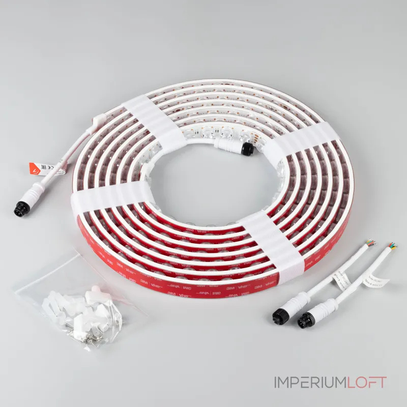 Arlight Лента герметичная FLT-PS-S42-23mm 24В RGB 21 В/м IP67 15deg 5м 049283