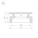Arlight Профиль HR-3000 ANOD Алюминий 044794