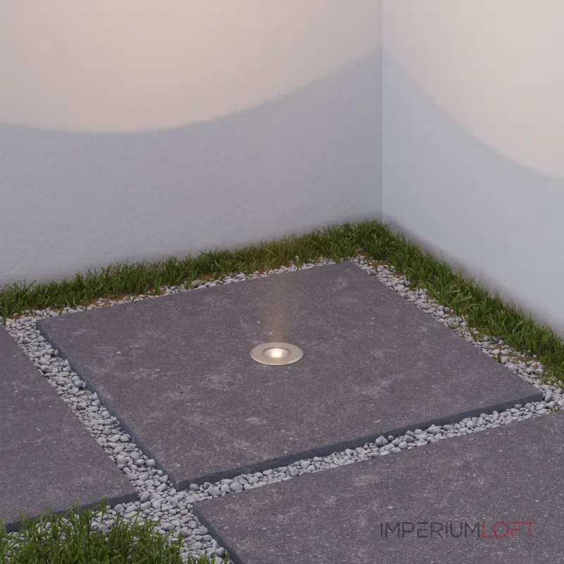 Arlight Светильник ART-GROUND-SLIM-R130-9Вт Warm3000 SL 30 deg 24В IP67 038165