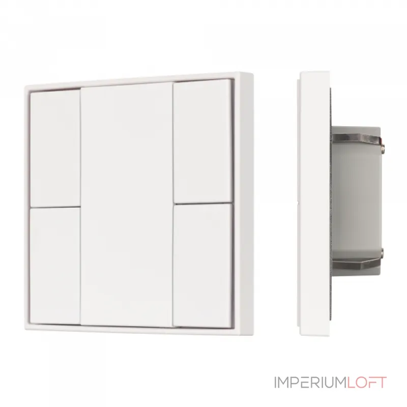 Arlight INTELLIGENT ARLIGHT Кнопочная панель KNX-301-22-4-SH-IN White BUS Frame IARL IP20 037722 Arlight INTELLIGENT ARLIGHT Кнопочная панель KNX-301-22-4-SH-IN White BUS Frame IARL IP20 037722