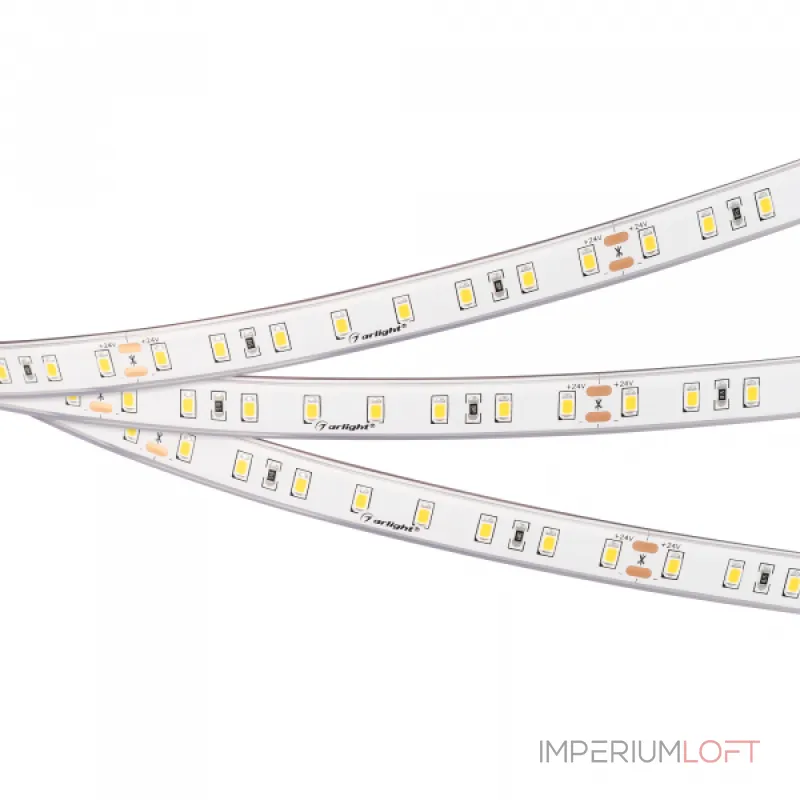 Лента герметичная RTW-PS-A80-12mm 24В White6000 4.8 В/м IP67 TWP100 5м Arlight 045159