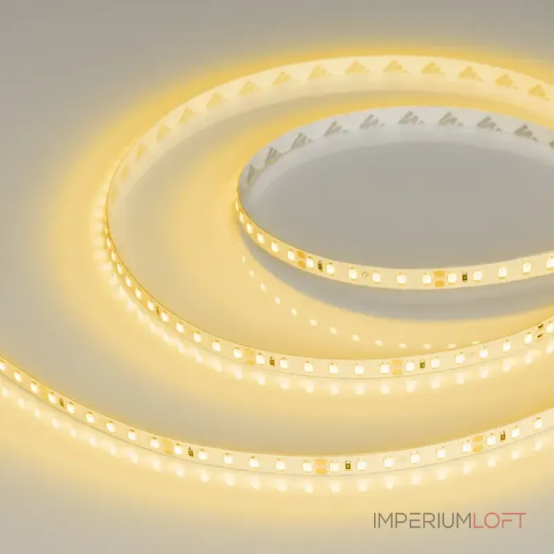 Светодиодная лента RT-A120-8mm 24V Yellow (9.6W/m, IP20, 2835, 5m) Arlight 008780(2) Светодиодная лента RT-A120-8mm 24V Yellow (9.6W/m, IP20, 2835, 5m) Arlight 008780(2)